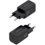 Aisens Cargador GaN 65W con 2xUSB-C Negro